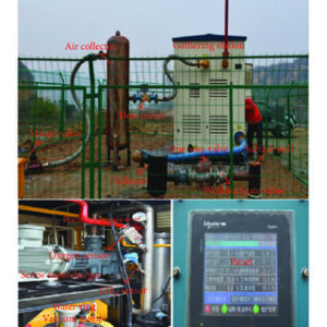 Surface methane drainage system